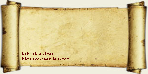 Jeremija Pecić vizit kartica